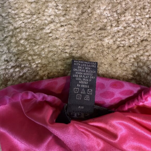 EXPRESS LAYERED Pink MINI SUMMER CHIFFON Batwing DRESS SIZE 7 / 8 Snake E428 - Picture 7 of 10